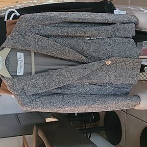 3 PC - Christian Dior Tweed Wool Jacket, Skirt & Flare pants